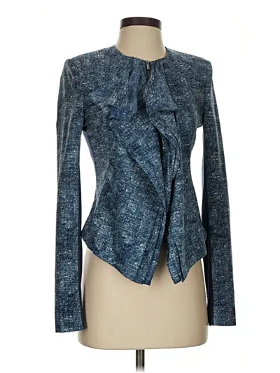 Pre-owned Bcbgmaxazria Jacket In Blue