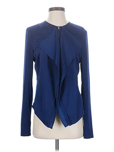 Pre-owned Bcbgmaxazria Jacket In Blue