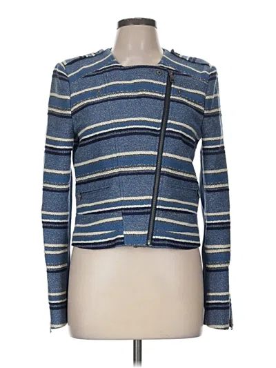 Pre-owned Bcbgmaxazria Jacket In Blue