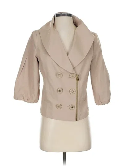 Pre-owned Bcbgmaxazria Jacket In Brown