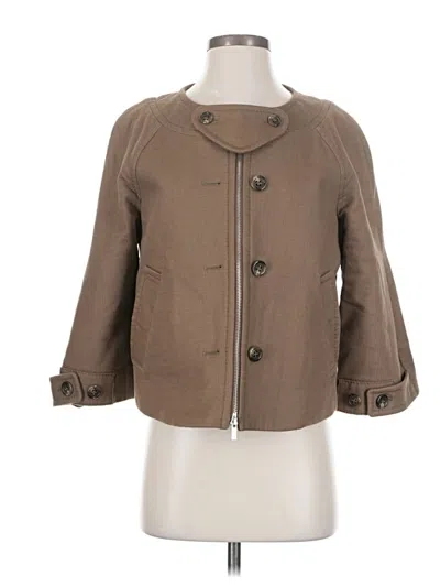 Pre-owned Bcbgmaxazria Jacket In Brown