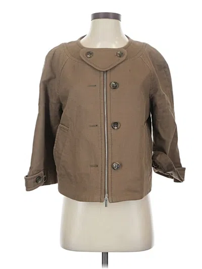 Pre-owned Bcbgmaxazria Jacket In Brown