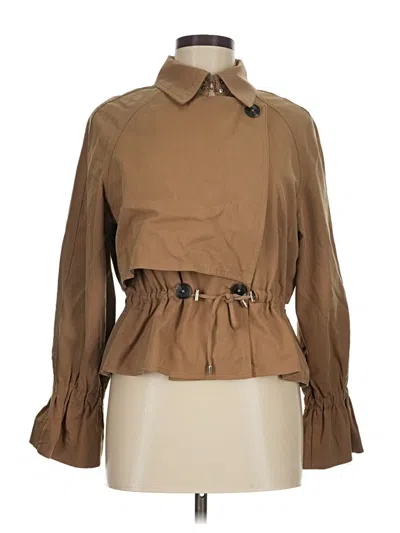 Pre-owned Bcbgmaxazria Jacket In Brown