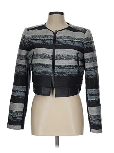Pre-owned Bcbgmaxazria Jacket In Gray
