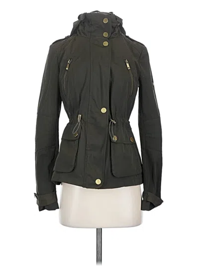 Pre-owned Bcbgmaxazria Jacket In Green