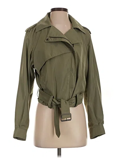 Pre-owned Bcbgmaxazria Jacket In Green