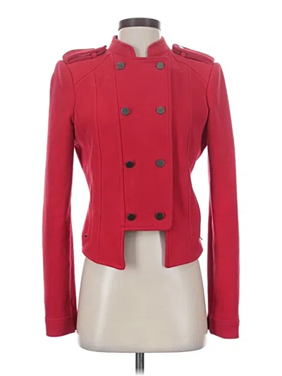 Pre-owned Bcbgmaxazria Jacket In Red