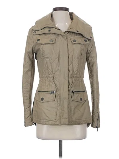 Pre-owned Bcbgmaxazria Jacket In Tan