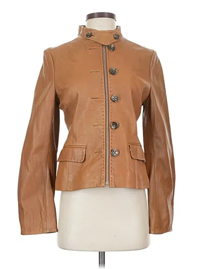 Pre-owned Bcbgmaxazria Jacket In Tan