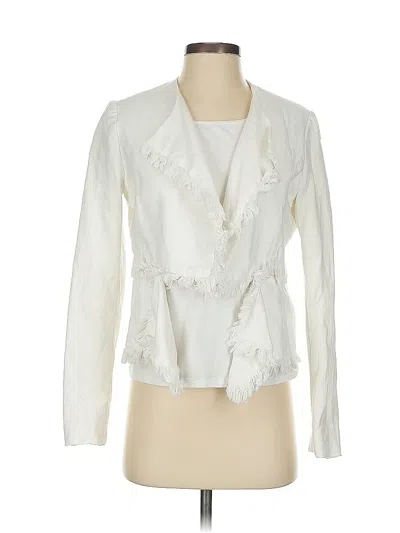 Pre-owned Bcbgmaxazria Jacket In White