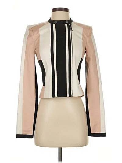 Pre-owned Bcbgmaxazria Jacket In White