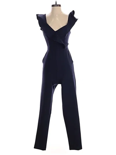 Pre-owned Bcbgmaxazria Jumpsuit In Blue