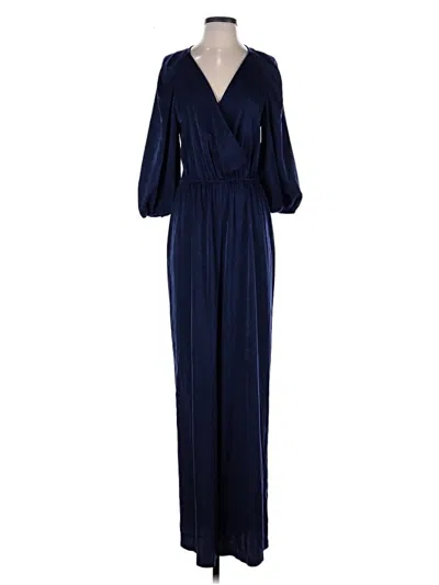 Pre-owned Bcbgmaxazria Jumpsuit In Blue