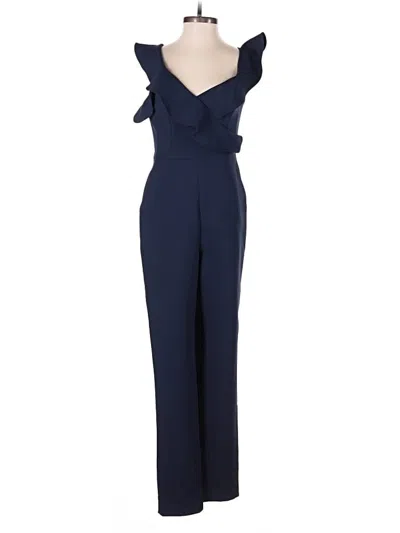 Pre-owned Bcbgmaxazria Jumpsuit In Blue