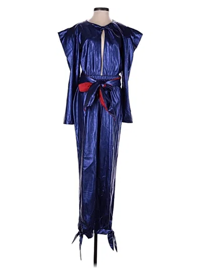 Pre-owned Bcbgmaxazria Jumpsuit In Blue