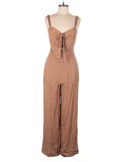 Pre-owned Bcbgmaxazria Jumpsuit In Brown