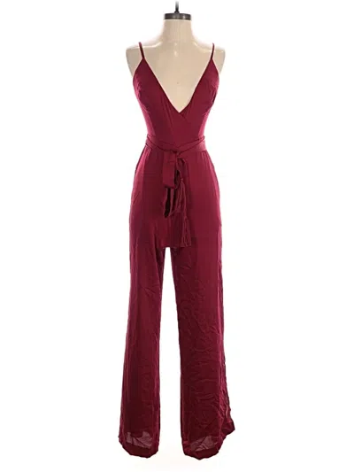 Bcbgmaxazria Jumpsuit In Burgundy