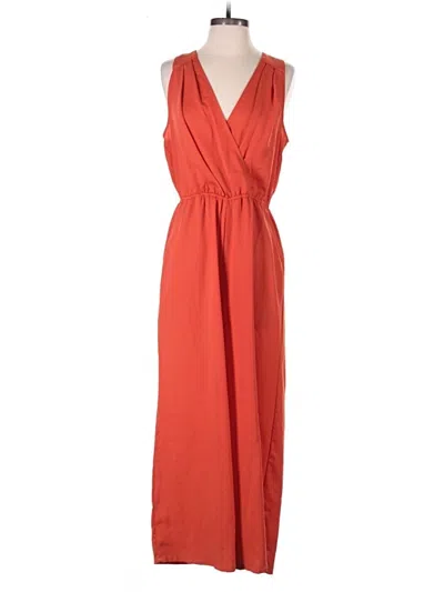 Pre-owned Bcbgmaxazria Jumpsuit In Orange
