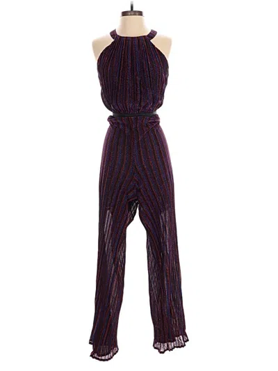 Pre-owned Bcbgmaxazria Jumpsuit In Purple