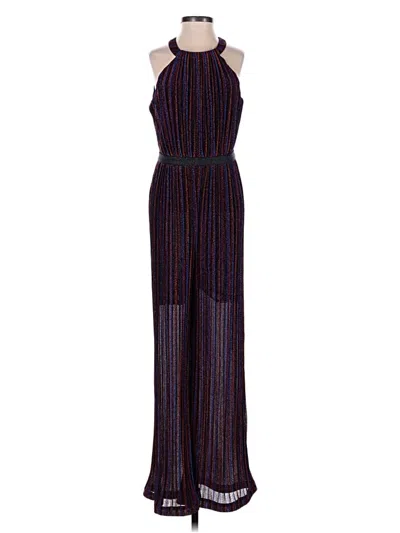 Pre-owned Bcbgmaxazria Jumpsuit In Purple