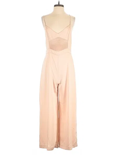 Pre-owned Bcbgmaxazria Jumpsuit In Tan