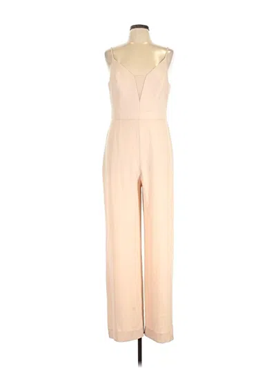 Pre-owned Bcbgmaxazria Jumpsuit In Tan