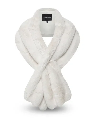 Bcbgmaxazria June Faux Fur Stole In White