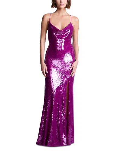 Bcbgmaxazria Kimberly Sequinned Gown In Multi