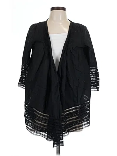 Pre-owned Bcbgmaxazria Kimono In Black