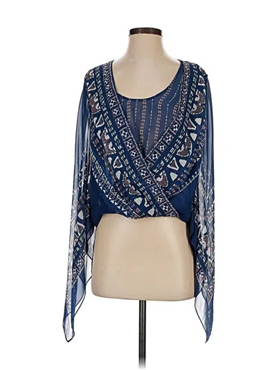 Pre-owned Bcbgmaxazria Kimono In Blue