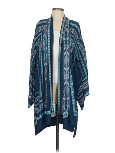 Pre-owned Bcbgmaxazria Kimono In Blue