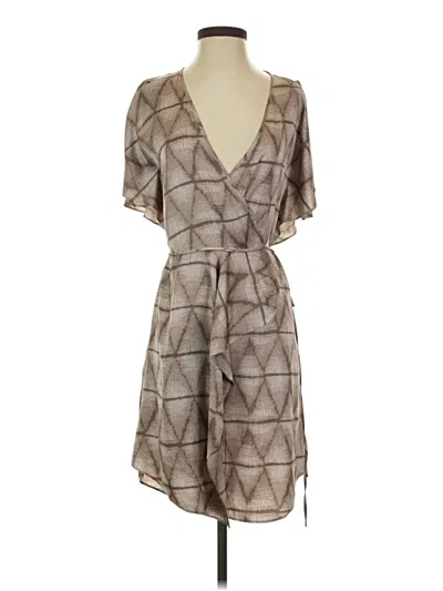 Pre-owned Bcbgmaxazria Kimono In Brown