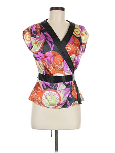 Pre-owned Bcbgmaxazria Kimono In Purple
