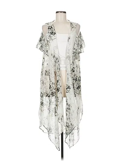 Pre-owned Bcbgmaxazria Kimono In White