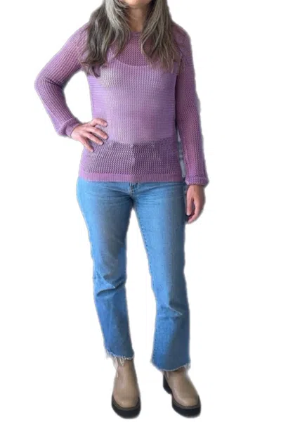 Bcbgmaxazria Knit Orchid Haze Sweater In Purple