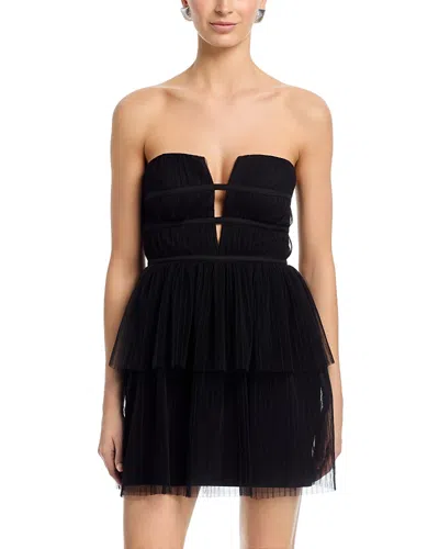 Bcbgmaxazria Kristen Mini Dress In Black