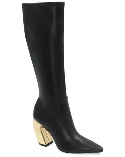 Bcbgmaxazria Layla Leather Boot In Black