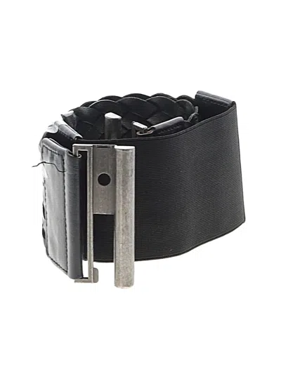 Pre-owned Bcbgmaxazria Leather Belt In Black