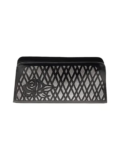 Bcbgmaxazria Leather Clutch In Black