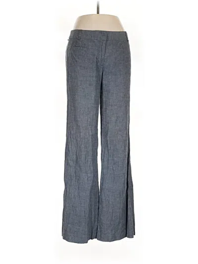Pre-owned Bcbgmaxazria Linen Pants In Gray