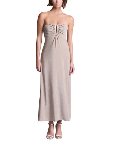 Bcbgmaxazria Lola Strapless Dress In Brown