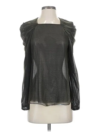Pre-owned Bcbgmaxazria Long Sleeve Blouse In Black