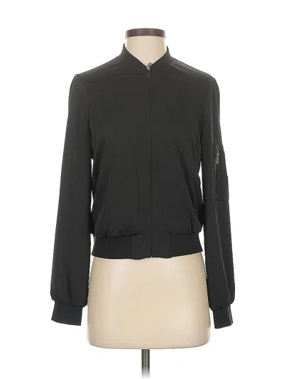 Pre-owned Bcbgmaxazria Long Sleeve Blouse In Black