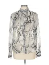 Bcbgmaxazria Long Sleeve Blouse In Gray