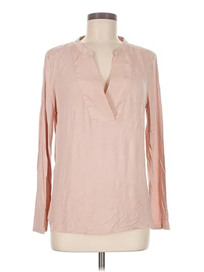 Pre-owned Bcbgmaxazria Long Sleeve Blouse In Pink