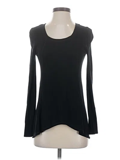 Pre-owned Bcbgmaxazria Long Sleeve T-shirt In Black