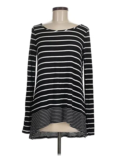 Pre-owned Bcbgmaxazria Long Sleeve T-shirt In Black