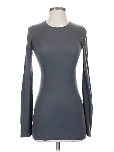 Pre-owned Bcbgmaxazria Long Sleeve T-shirt In Gray