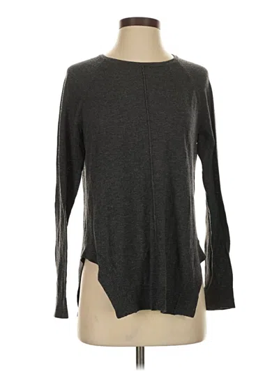 Pre-owned Bcbgmaxazria Long Sleeve T-shirt In Gray