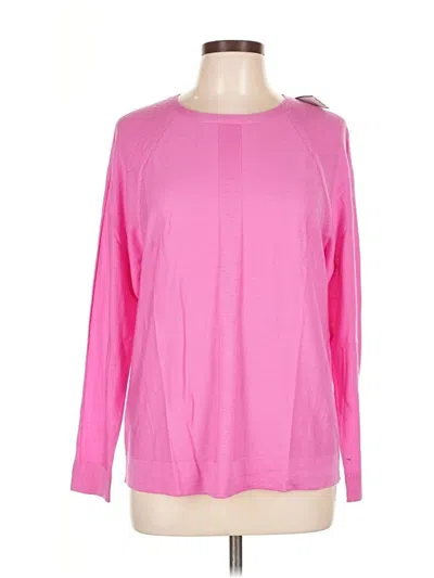 Pre-owned Bcbgmaxazria Long Sleeve T-shirt In Pink
